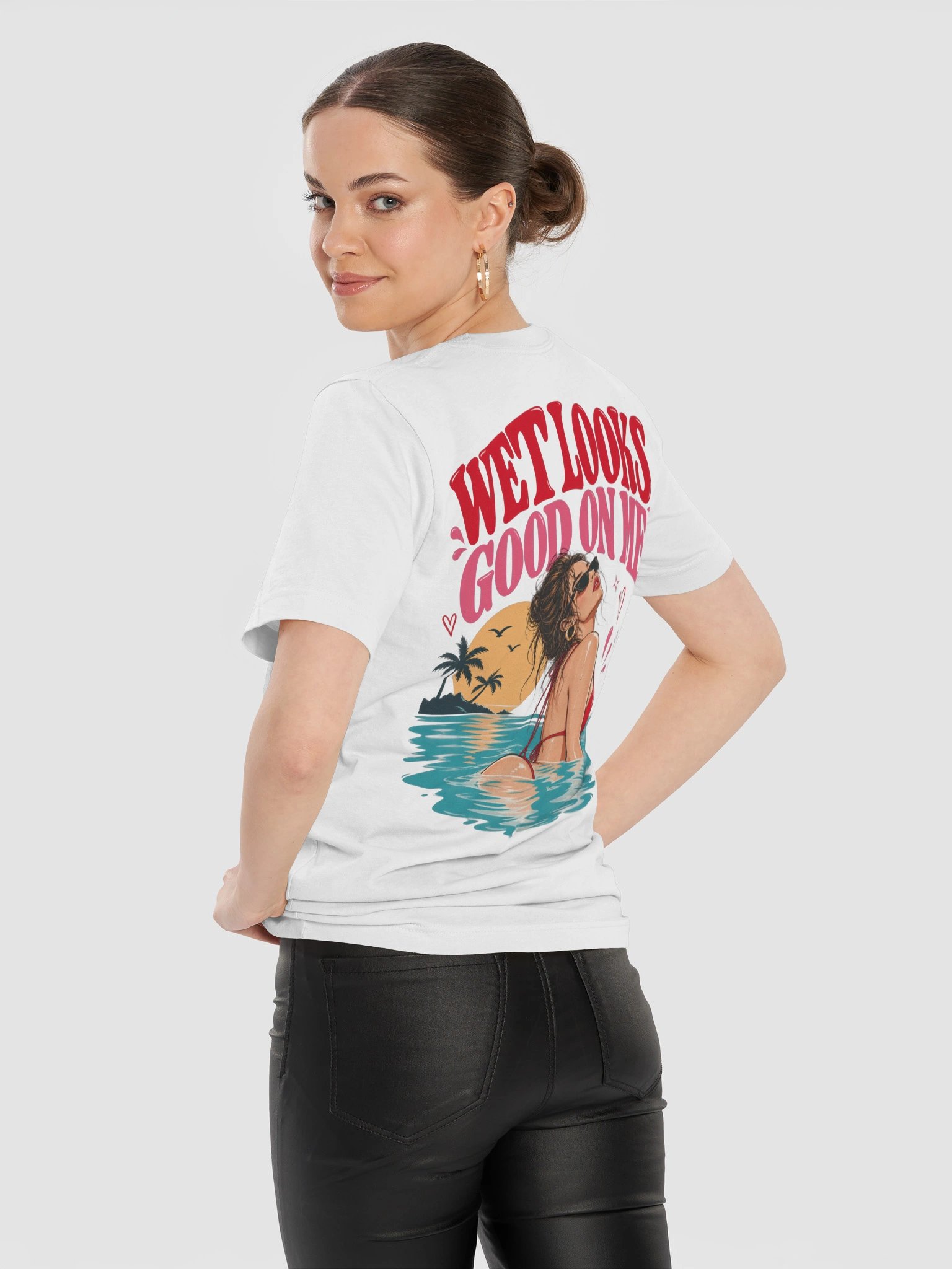 Wet Looks Good On Me Tee product image (5)