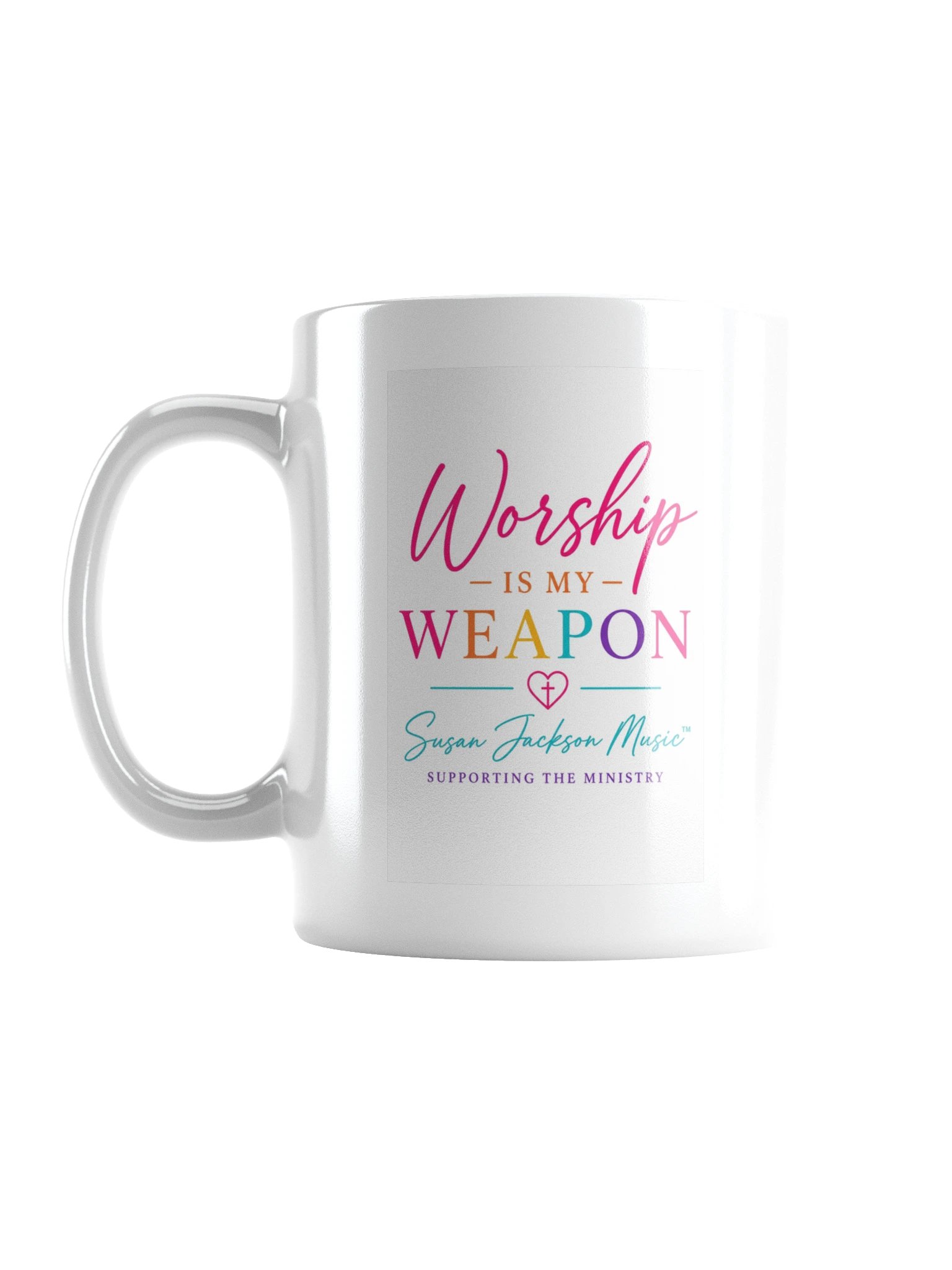 Susan Jackson Music White Glossy Mug product image (1)