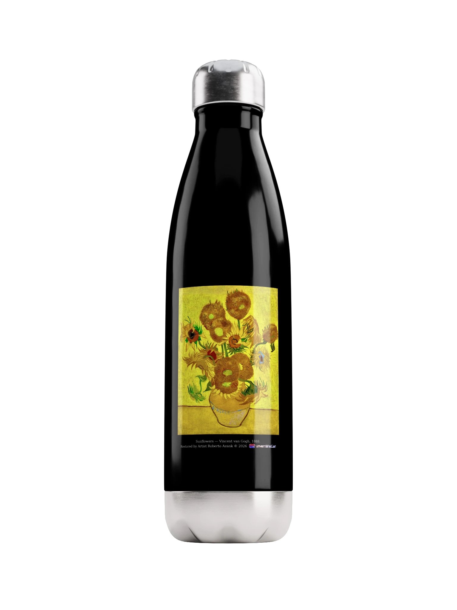 Sunflowers — Water Bottle product image (1)