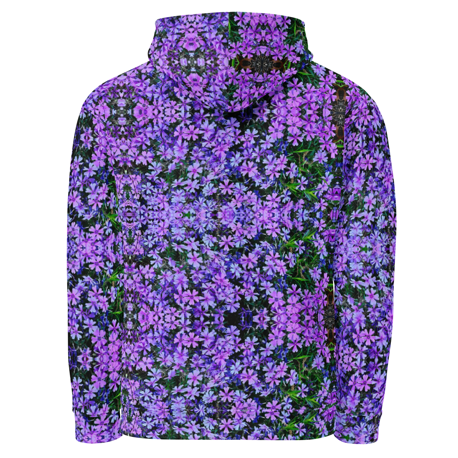 Purple Phlox Unisex Cotton Hoodie product image (2)