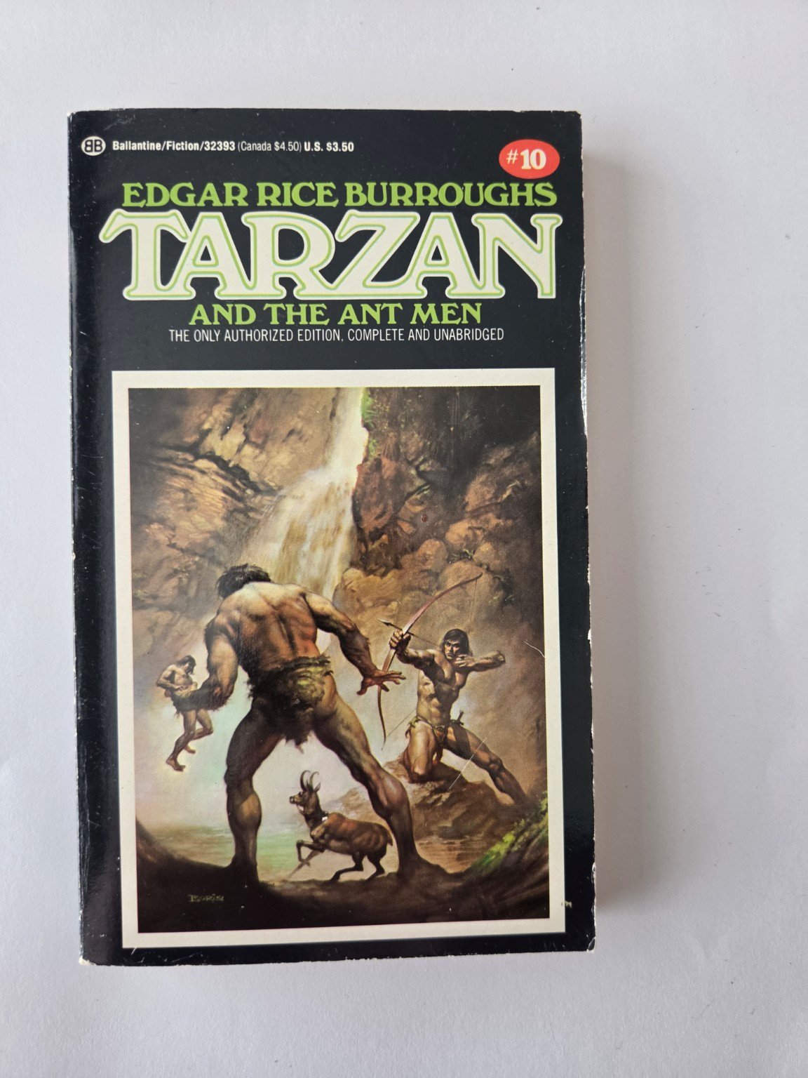 Vintage Tarzan and the Ant Men #10 – Edgar Rice Burroughs | Ballantine Paperback product image (1)