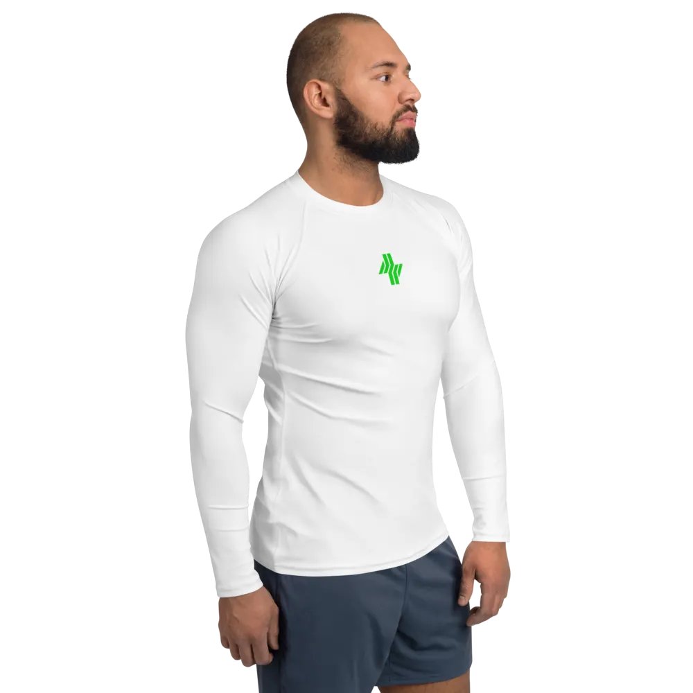Cowbolt, White Rash Guard With Small Print product image (3)