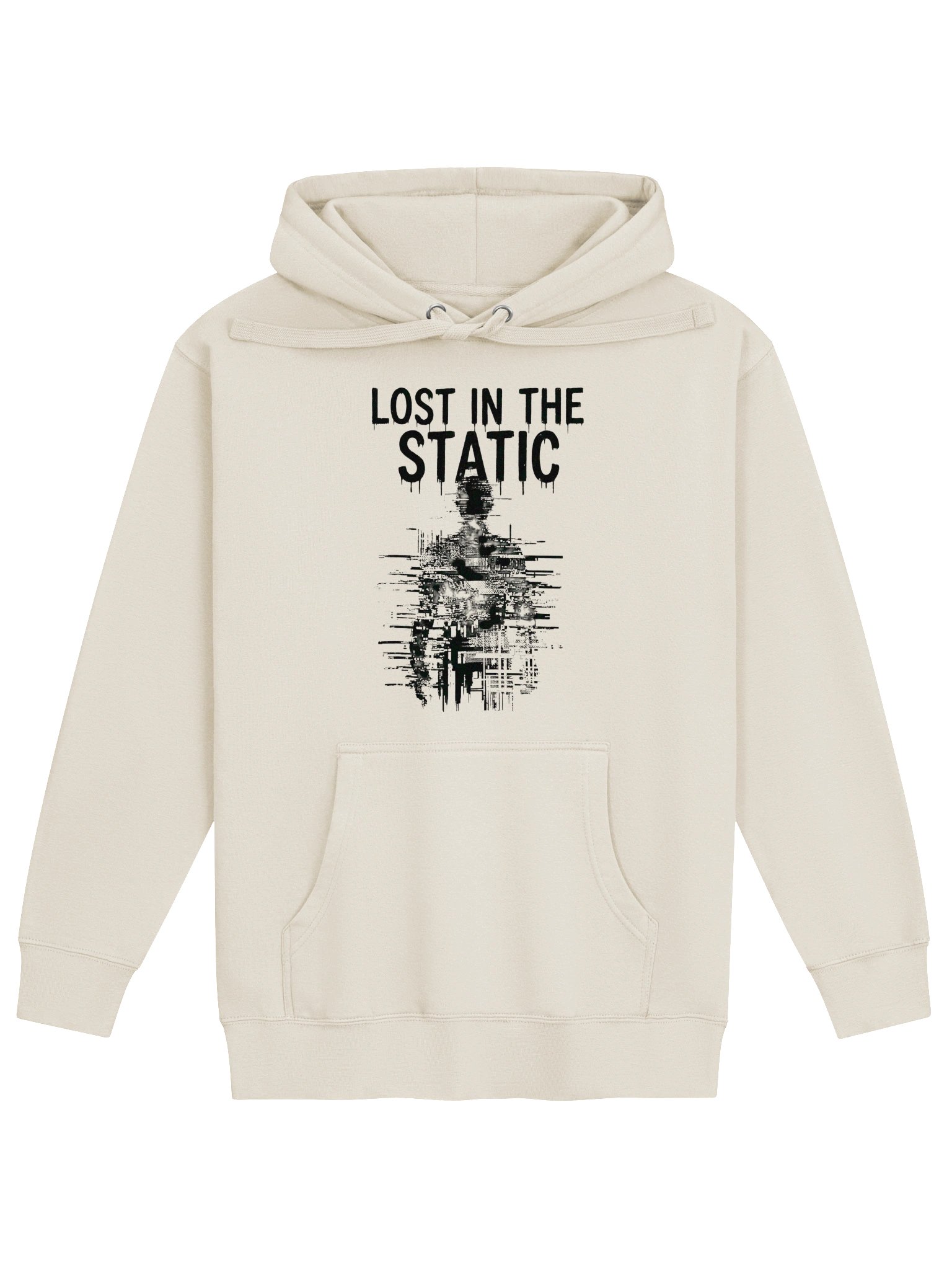 Lost In The Static | Distressed Streetwear Hoodie product image (3)