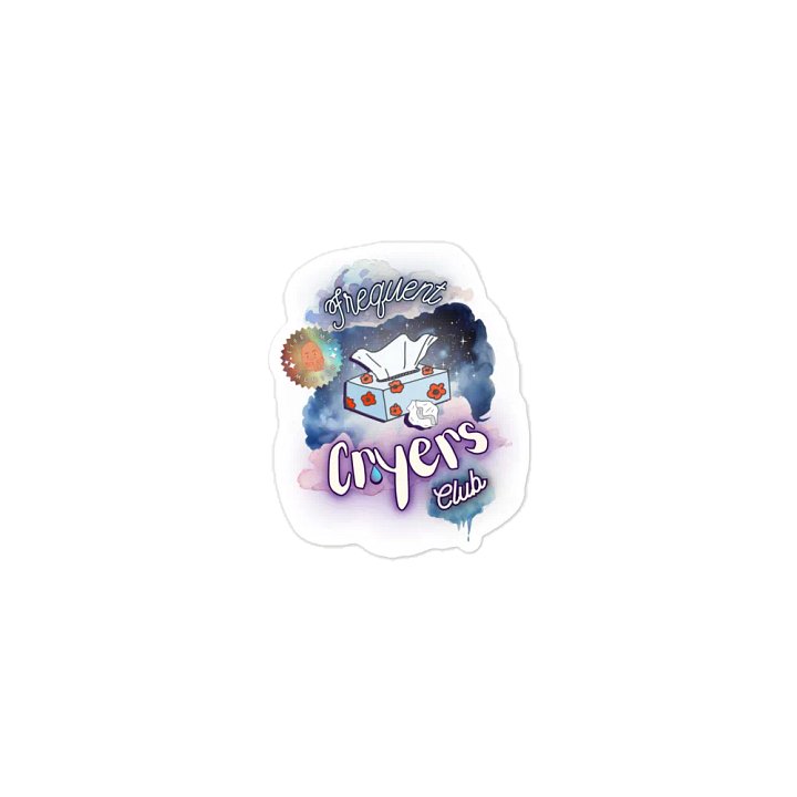 FREQUENT CRYERS CLUB die-cut magnet product image (1)