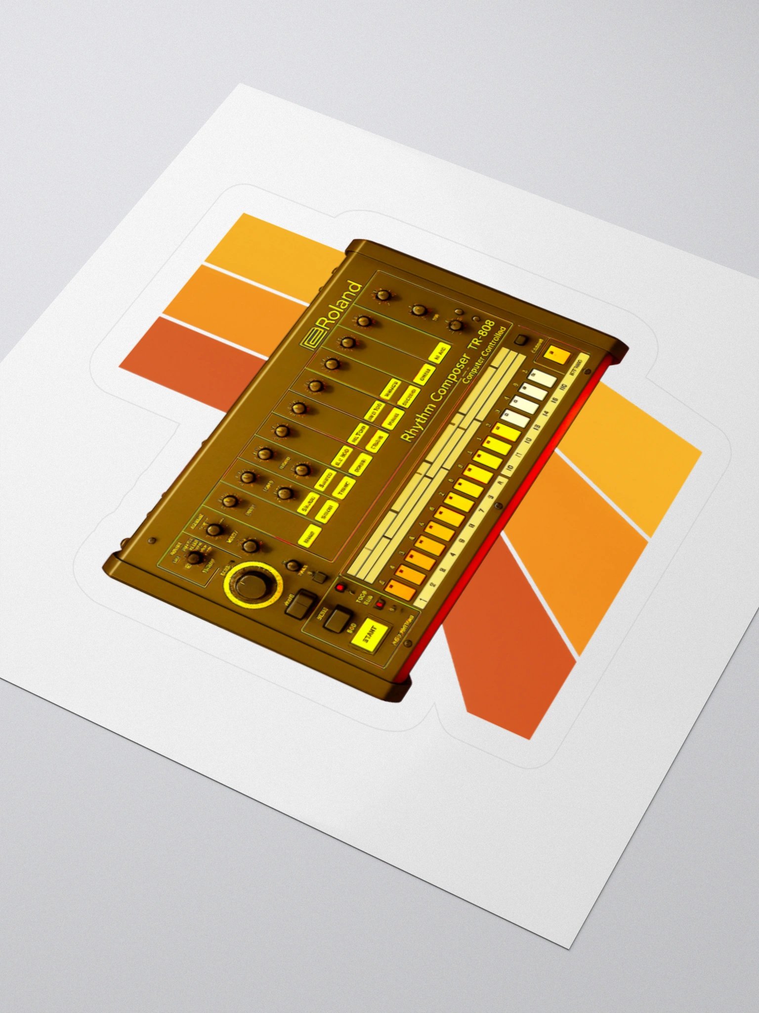 TR-808 #5 (THE LEGEND) STICKER product image (9)