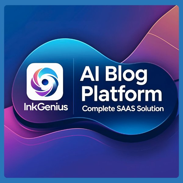 InkGenius - AI Blog Creation Platform | Complete SaaS Solution | Next.js + Node.js + AI Integration product image (1)