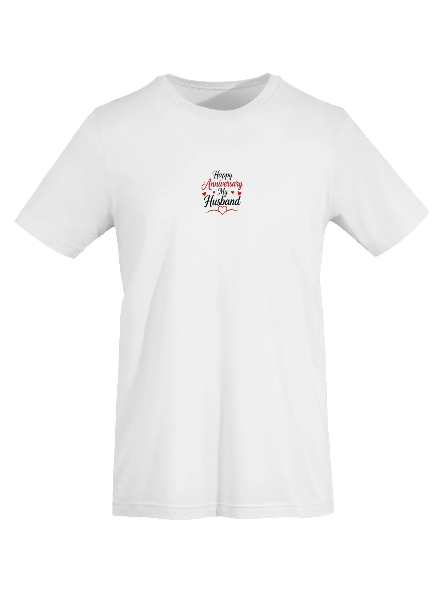 Happy Anniversary My Husband T-Shirt - Red Script product image (13)
