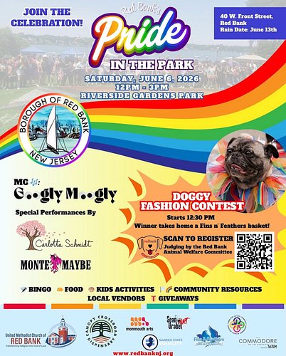 Pride in the Park is TODAY in Red Bank!

Despite living a little bit away, I consider this my local Pride. To me, it’s import...
