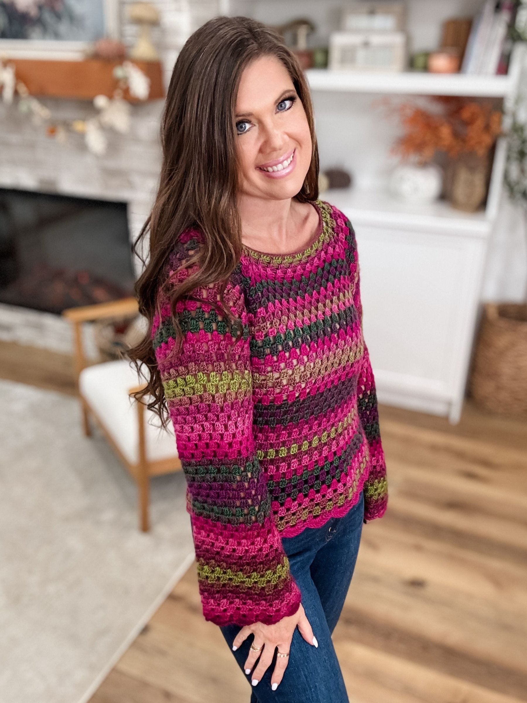 Old Town Sweater Crochet Pattern product image (9)