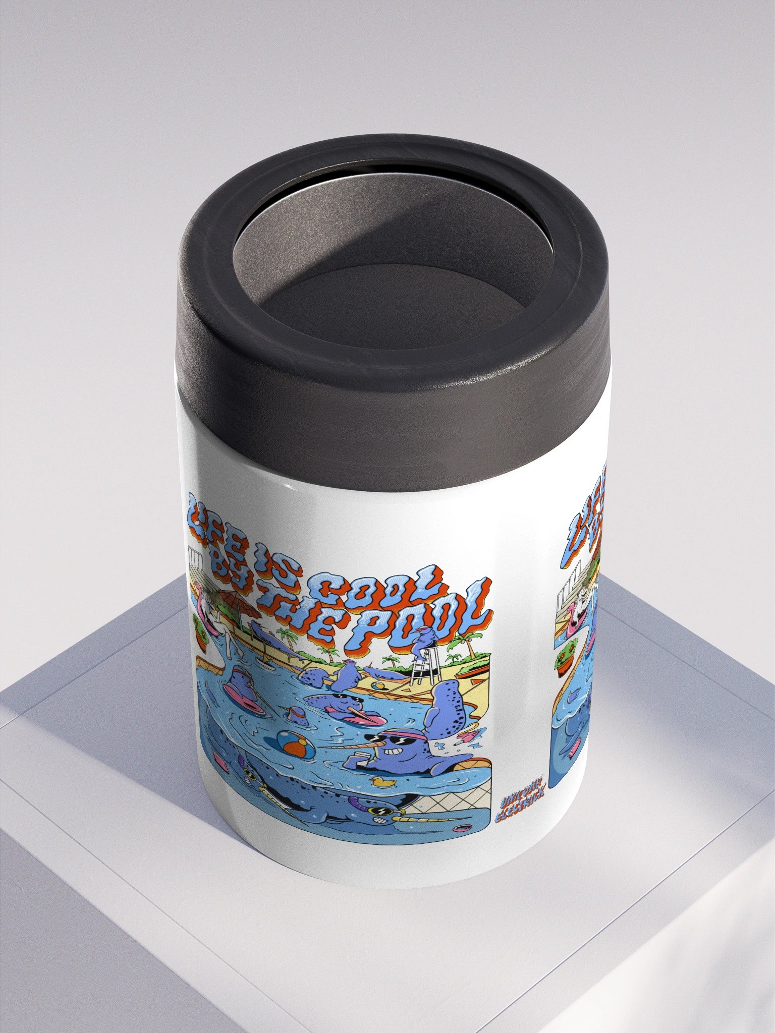 CommUNIty Pool: "Ooze" Stainless Steel Koozie product image (2)
