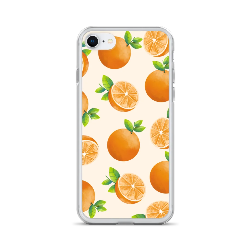 Citrus Tile Clear iPhone Case product image (28)