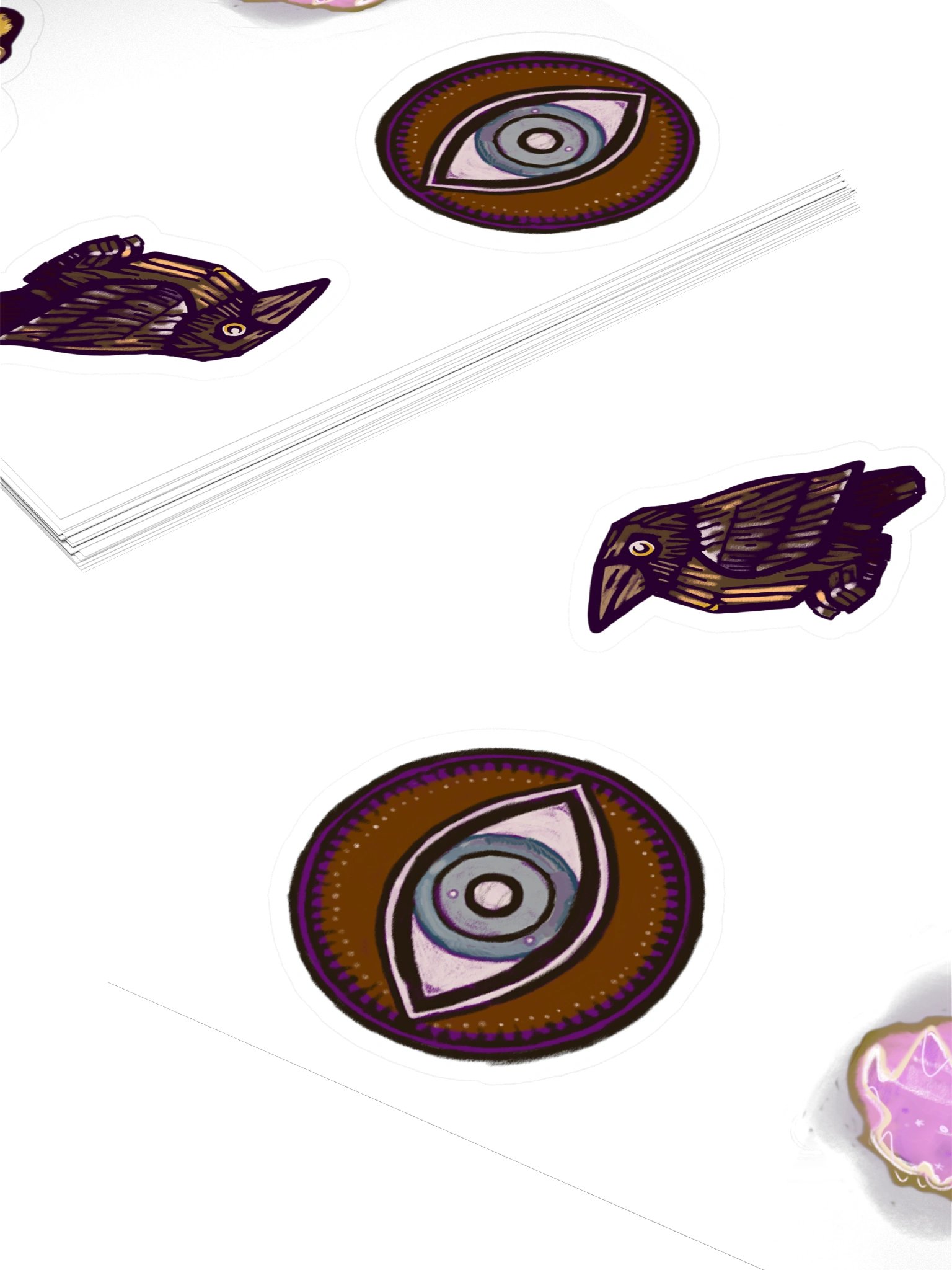 The Four, Witchy Sticker Sheet (4 kiss-cut vinyl stickers) product image (4)