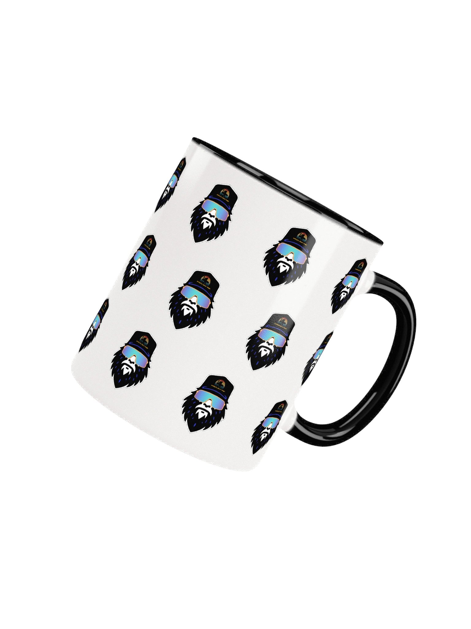Destination Bigfoot Bronco Bigfoot Monogram Ceramic Mug with Color Inside (Multiple Colors Available) product image (47)