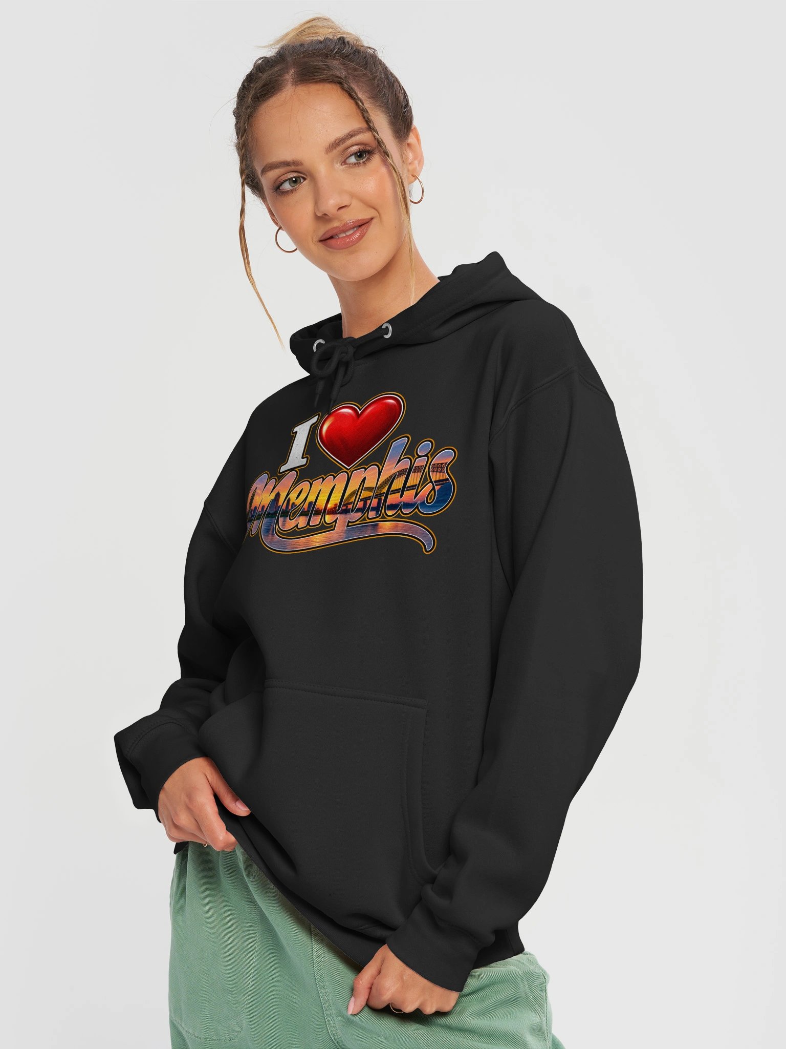 I Love Memphis Sunset Hoodie product image (24)