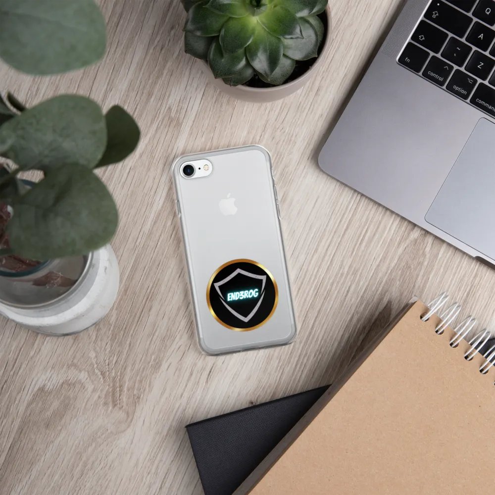 Glowing Shield Logo Clear iPhone Case product image (331)