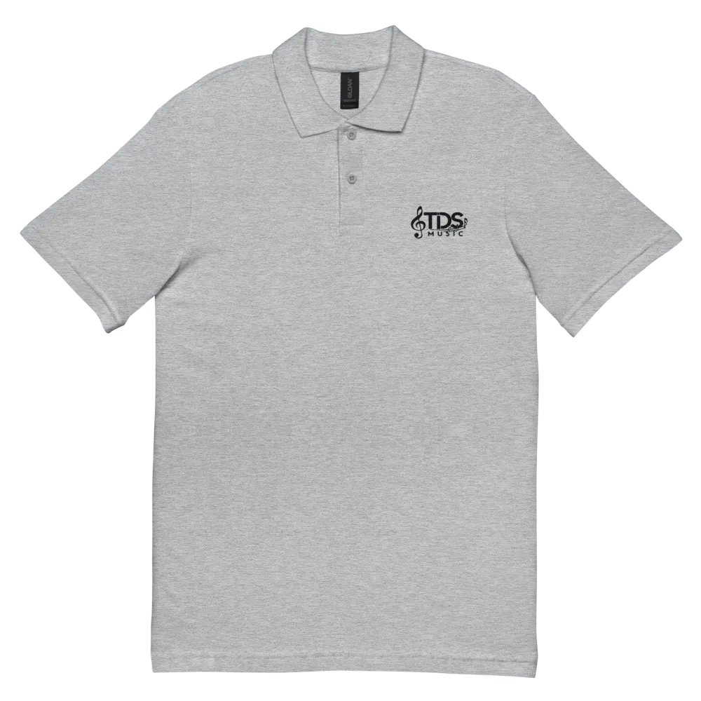 TDS Music Unisex Pique Polo Shirt with Treble Clef Design product image (4)