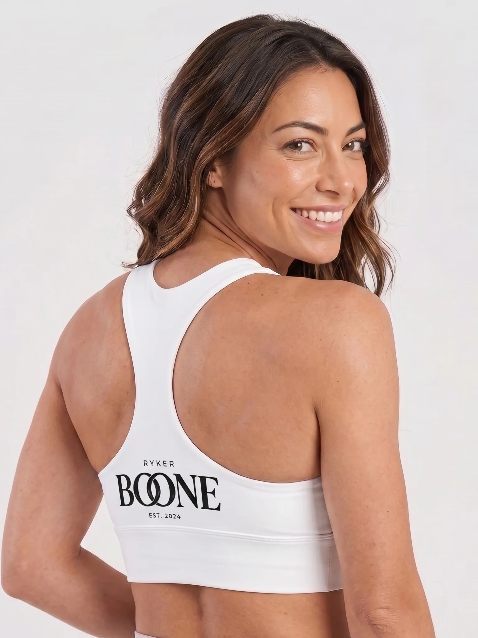 Ryker Boone "Midnight Motion" Recycled Longline Sports Bra product image (2)