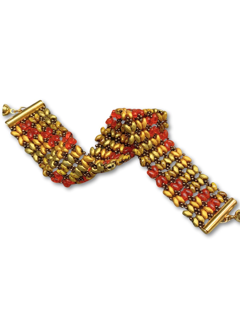 Beaded Butterfly Bracelet - Orange product image (5)