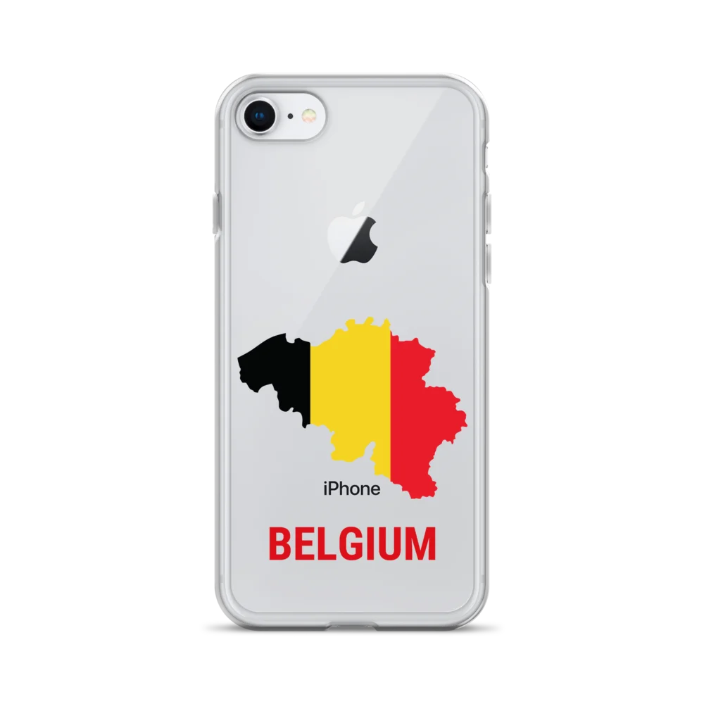 Belgium 2026 World Cup Flag iPhone Tough Case - Belgium Soccer Phone Cover - Dual Layer Protective Case product image (1)