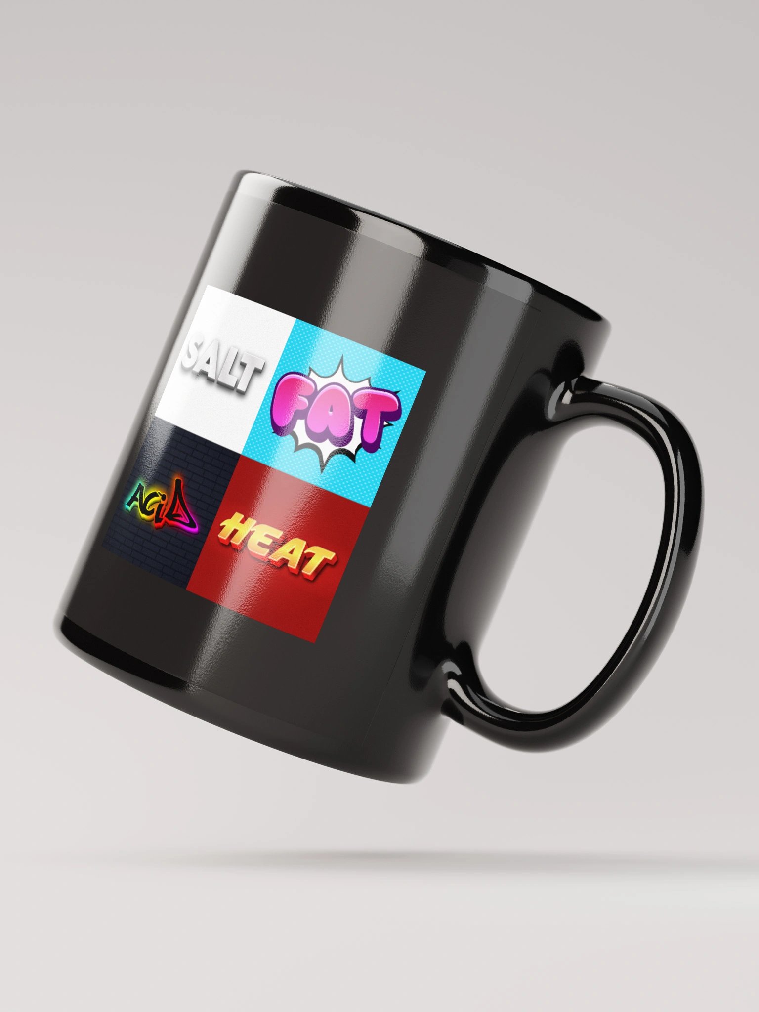 Salt Fat Acid Heat - Black Glossy Mug product image (8)