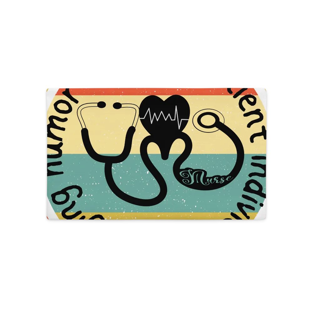 Bringing humor to each patient individually Pillow Case product image (2)
