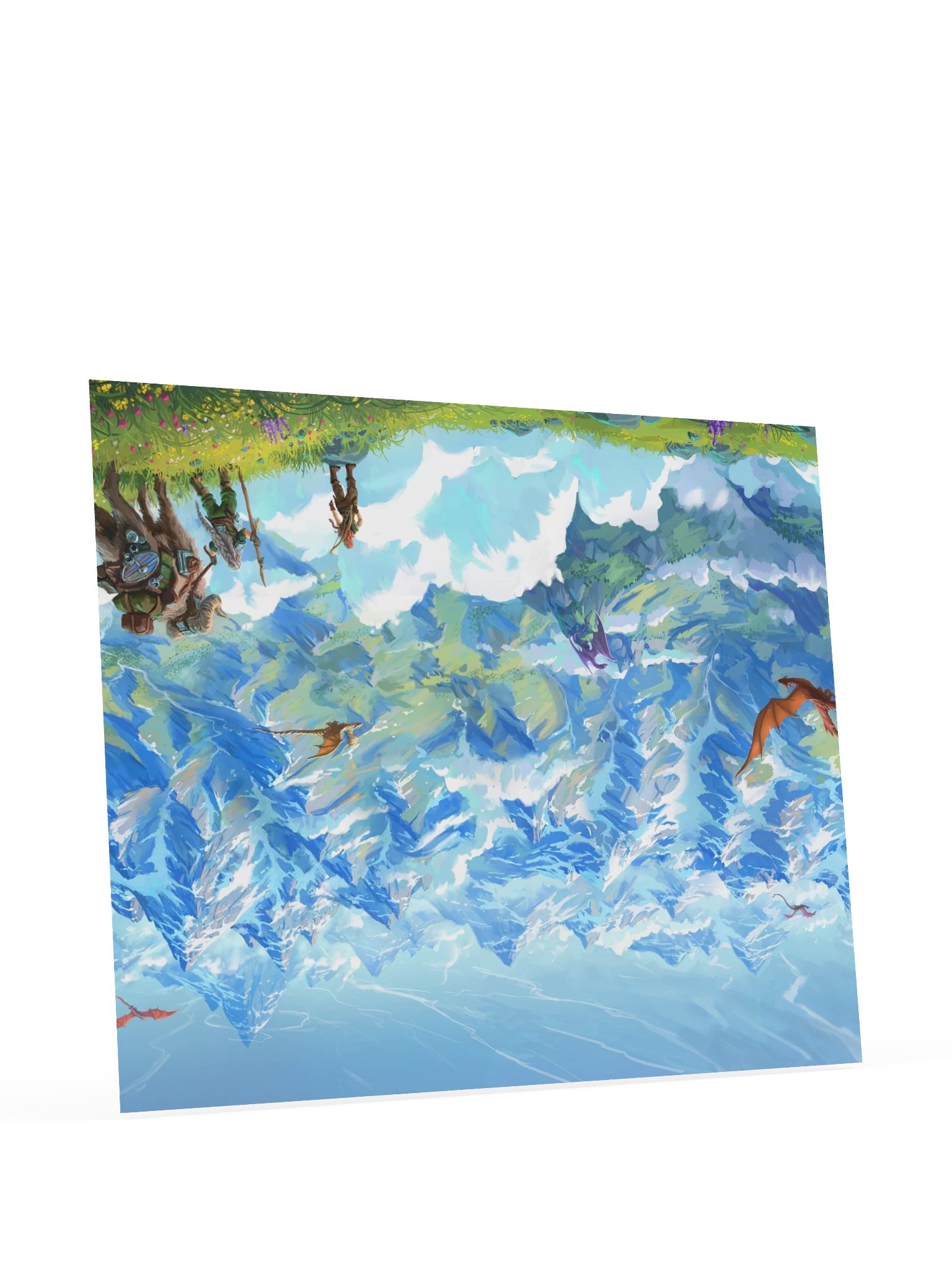 There Be Dragons Here Art Print product image (50)