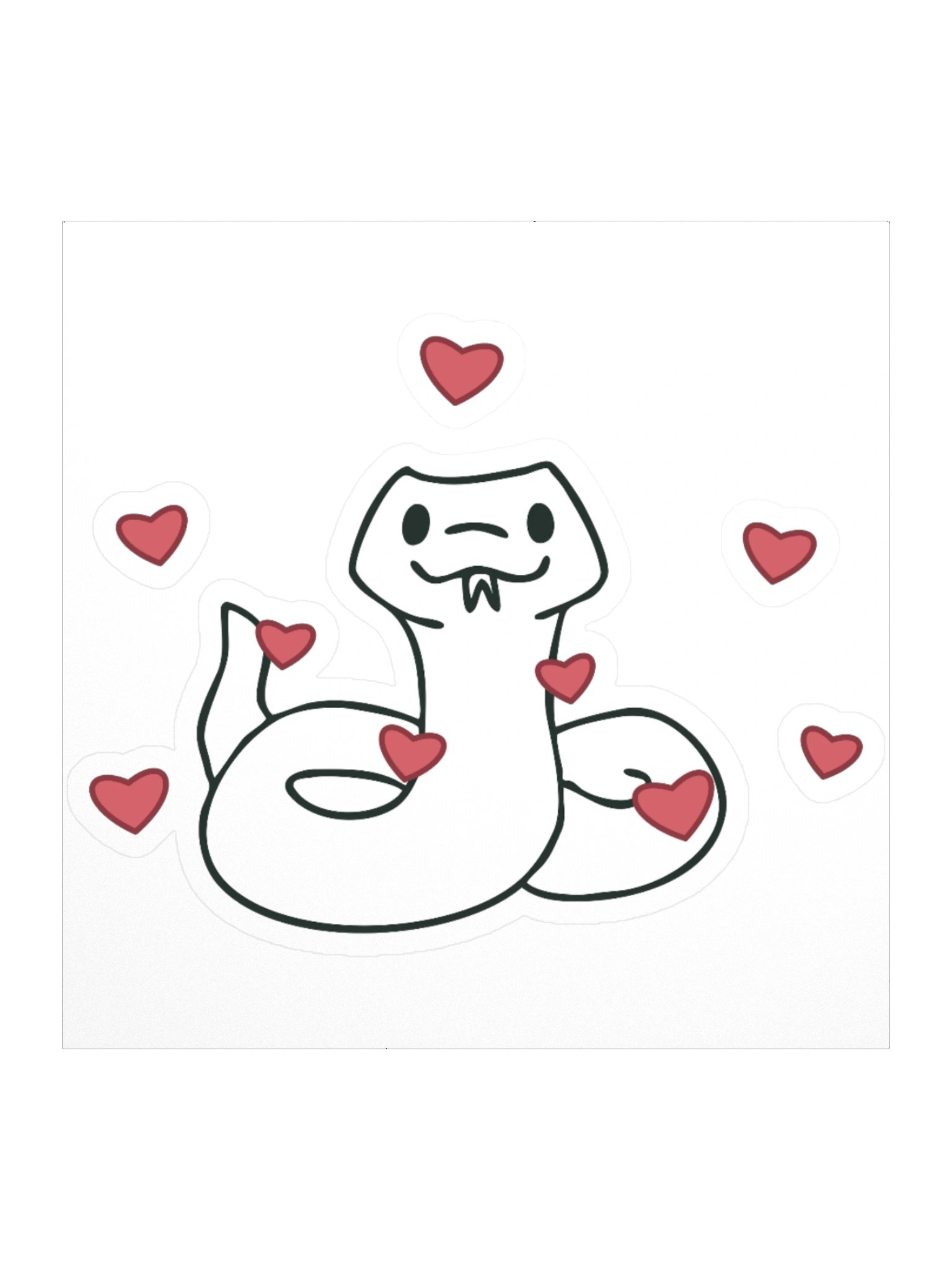 Happy Snake Sticker product image (1)