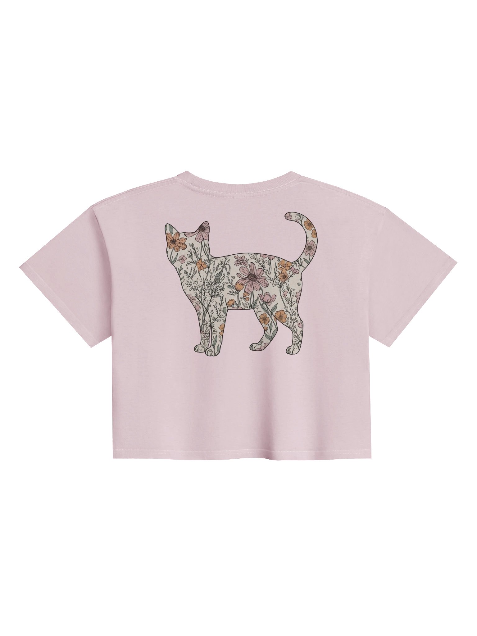 El Dorado Atelier Signature Crop Top (Limited edition) - Floral Cat Design product image (4)