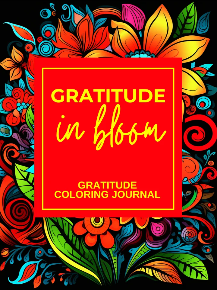 Gratitude In Bloom Coloring Book product image (1)