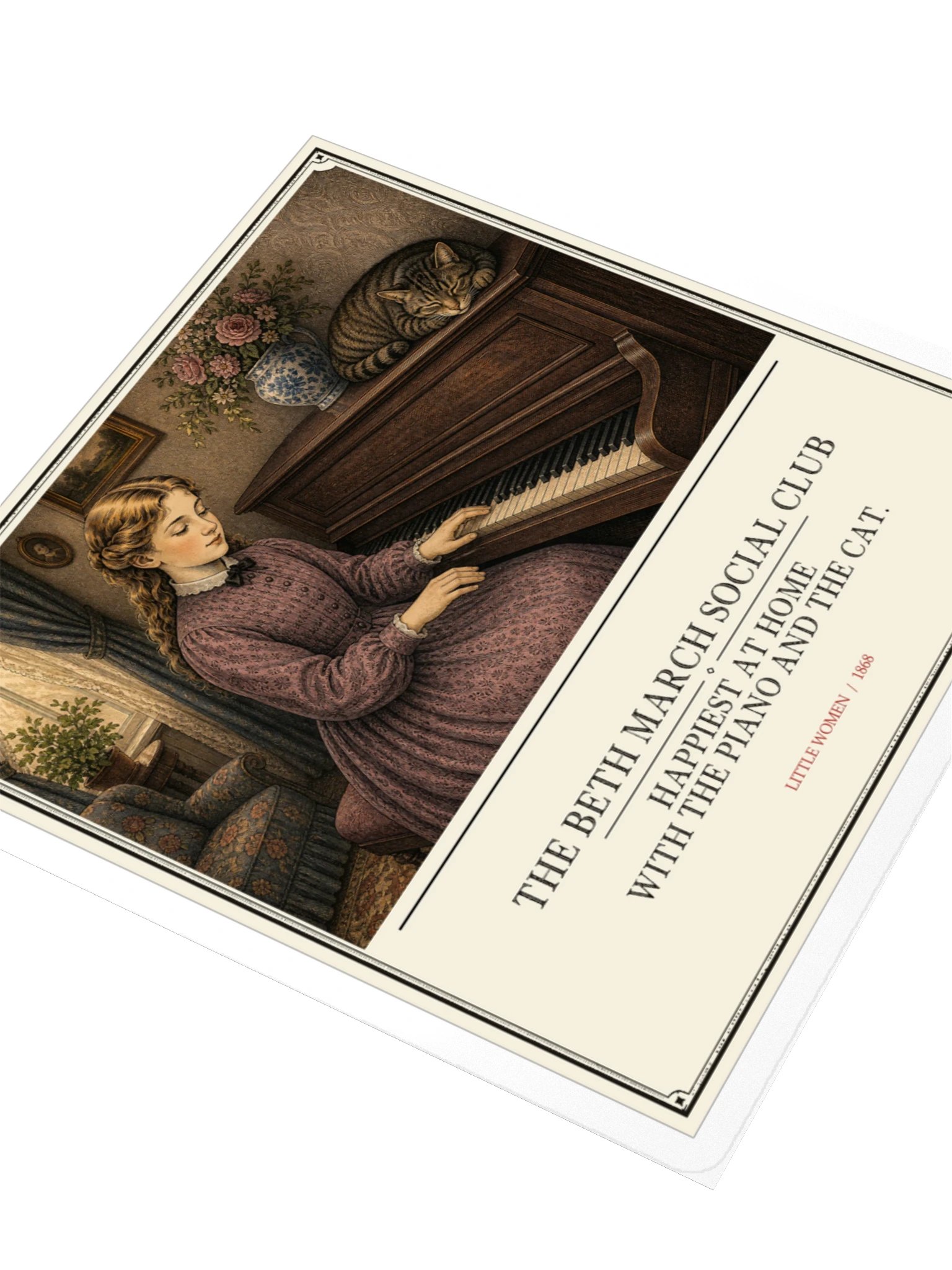Beth March Social Club -- Little Women Sticker product image (3)