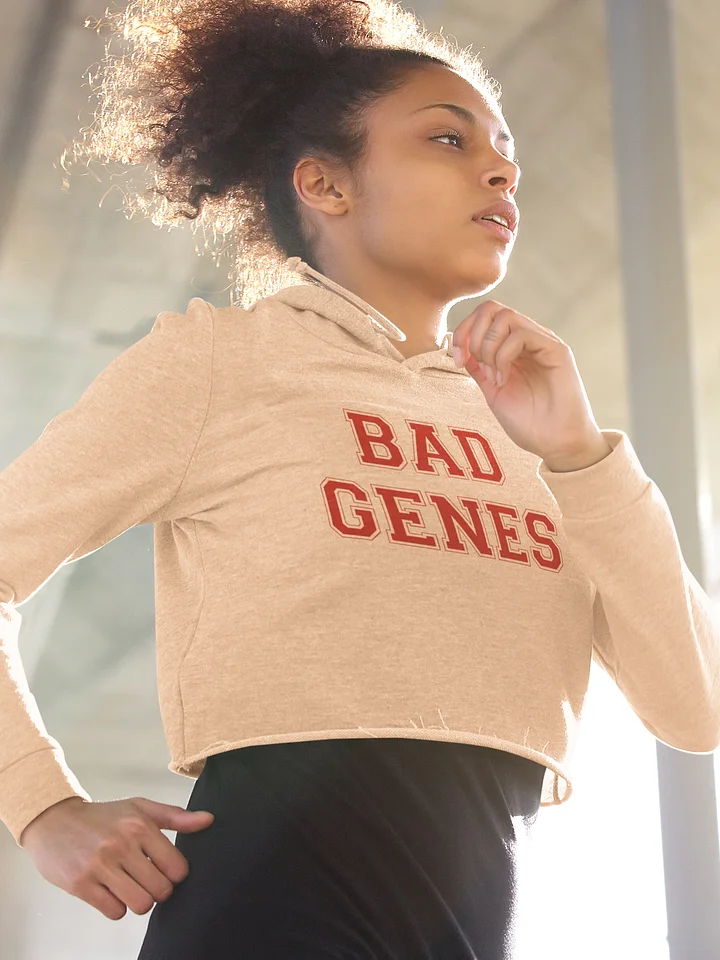 (2 sided) Bad Genes crop hoodie product image (1)