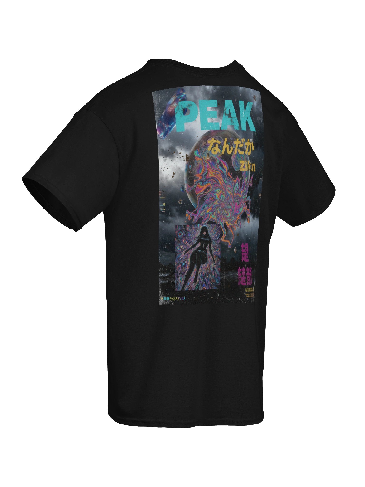 Peak T-shirt Black product image (10)