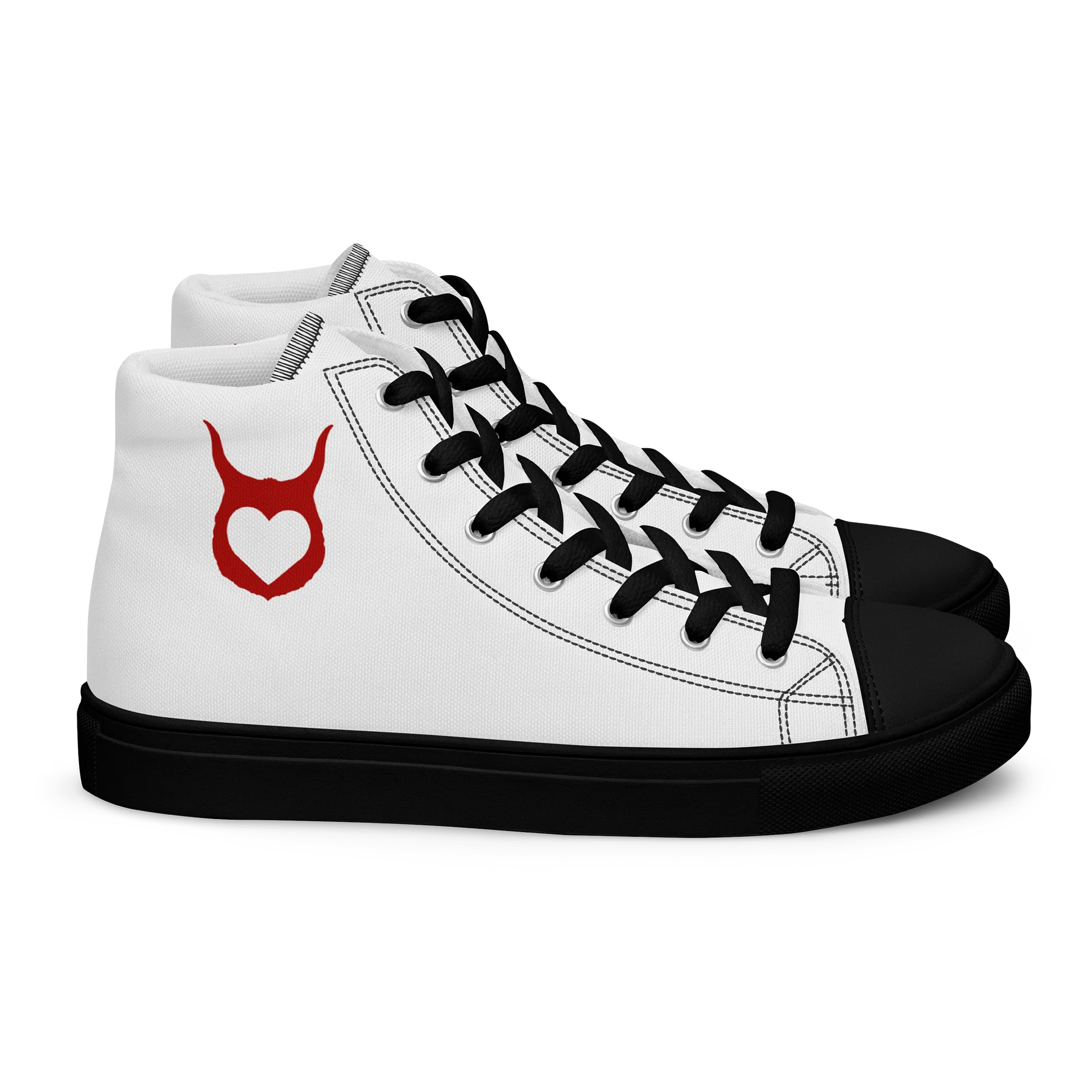 Mens - Cult Hearted Classic White High-Tops product image (2)