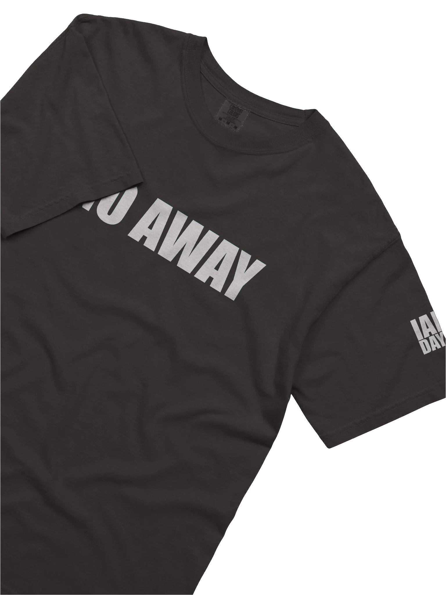 Go Away Simple T-Shirt - Gray product image (5)