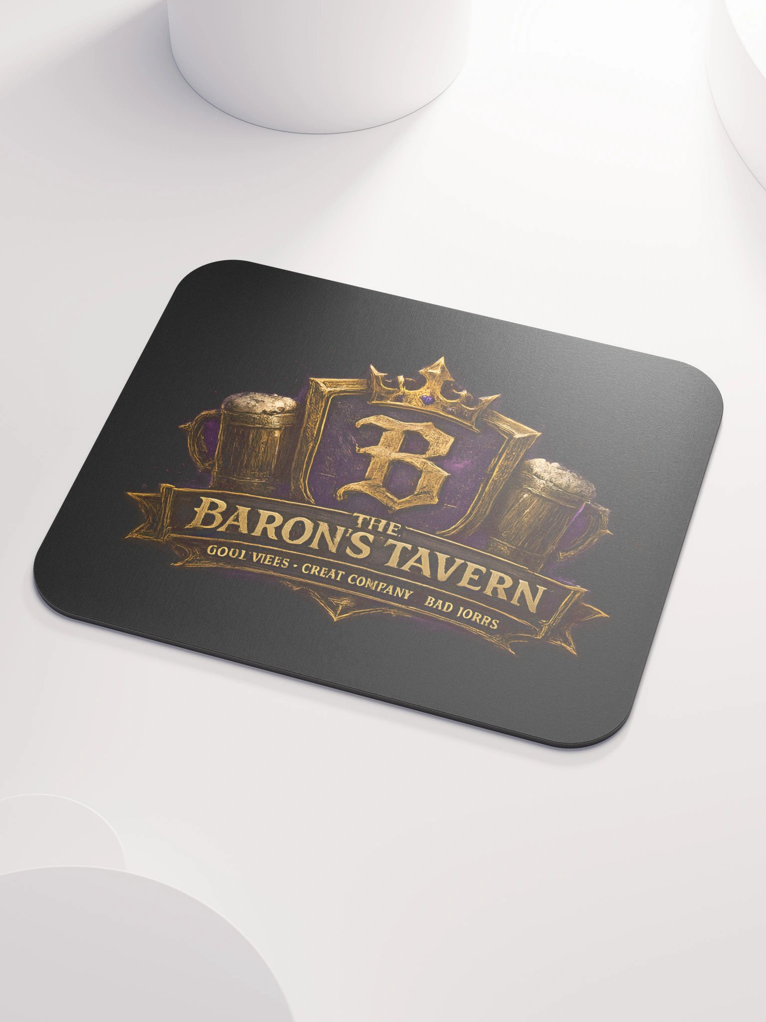 Baron's Tavern Crest Mouse Pad product image (3)