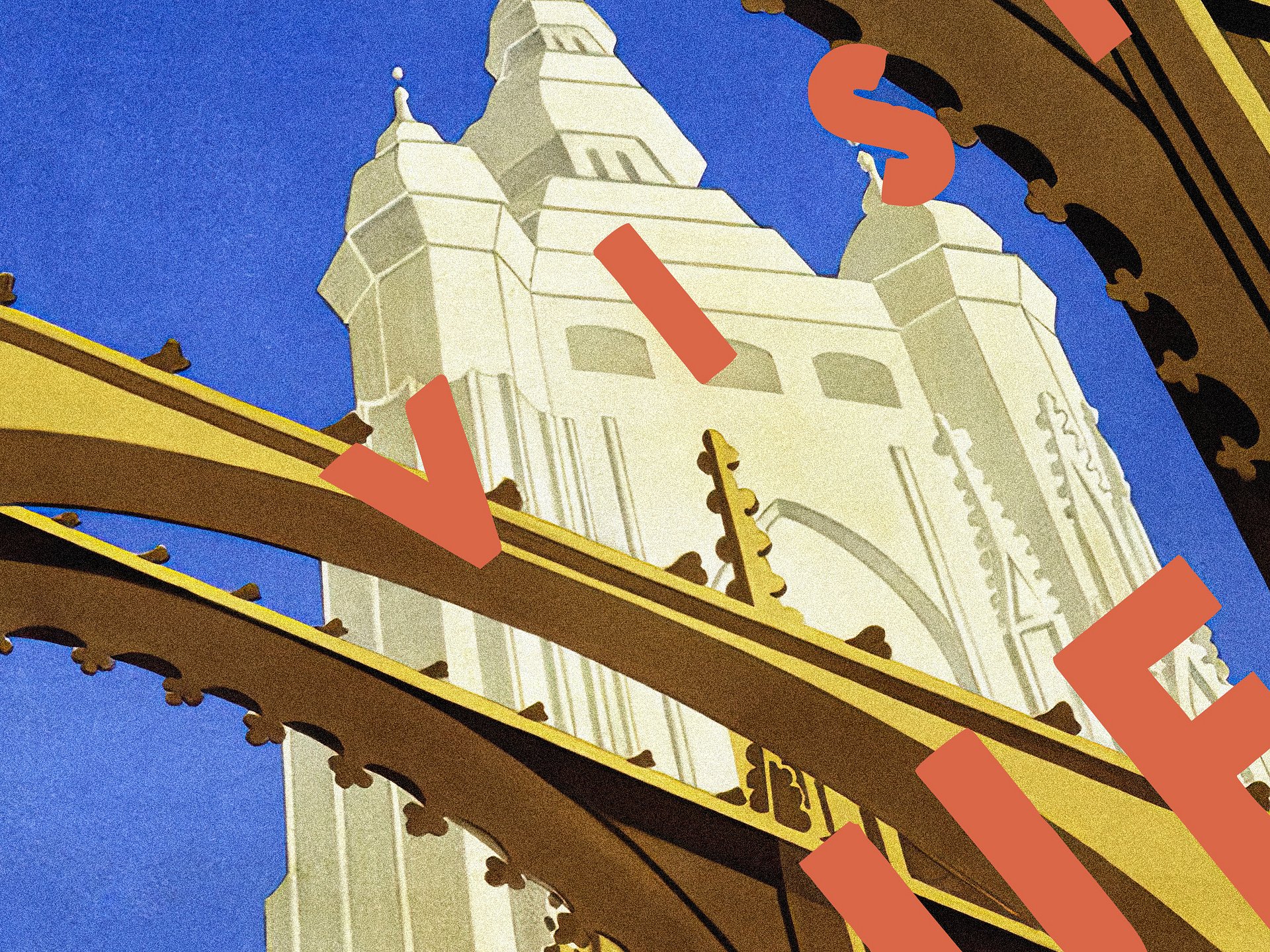 Prague, Czech, 1930s — Retro vintage travel poster, retro travel poster, propaganda poster, art deco poster product image (4)