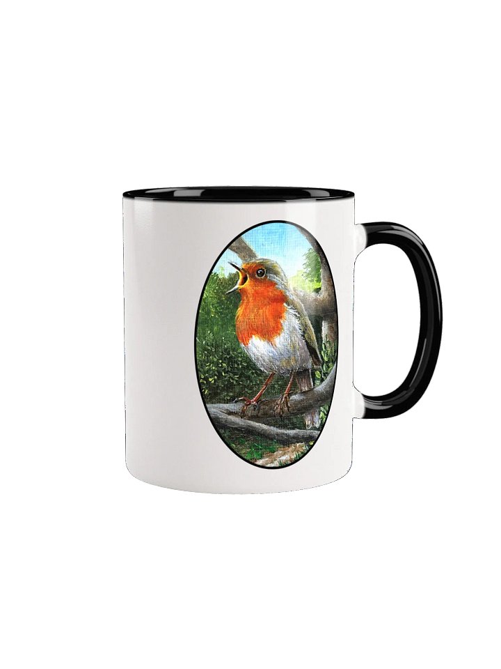 European Robin Ceramic Mug product image (1)