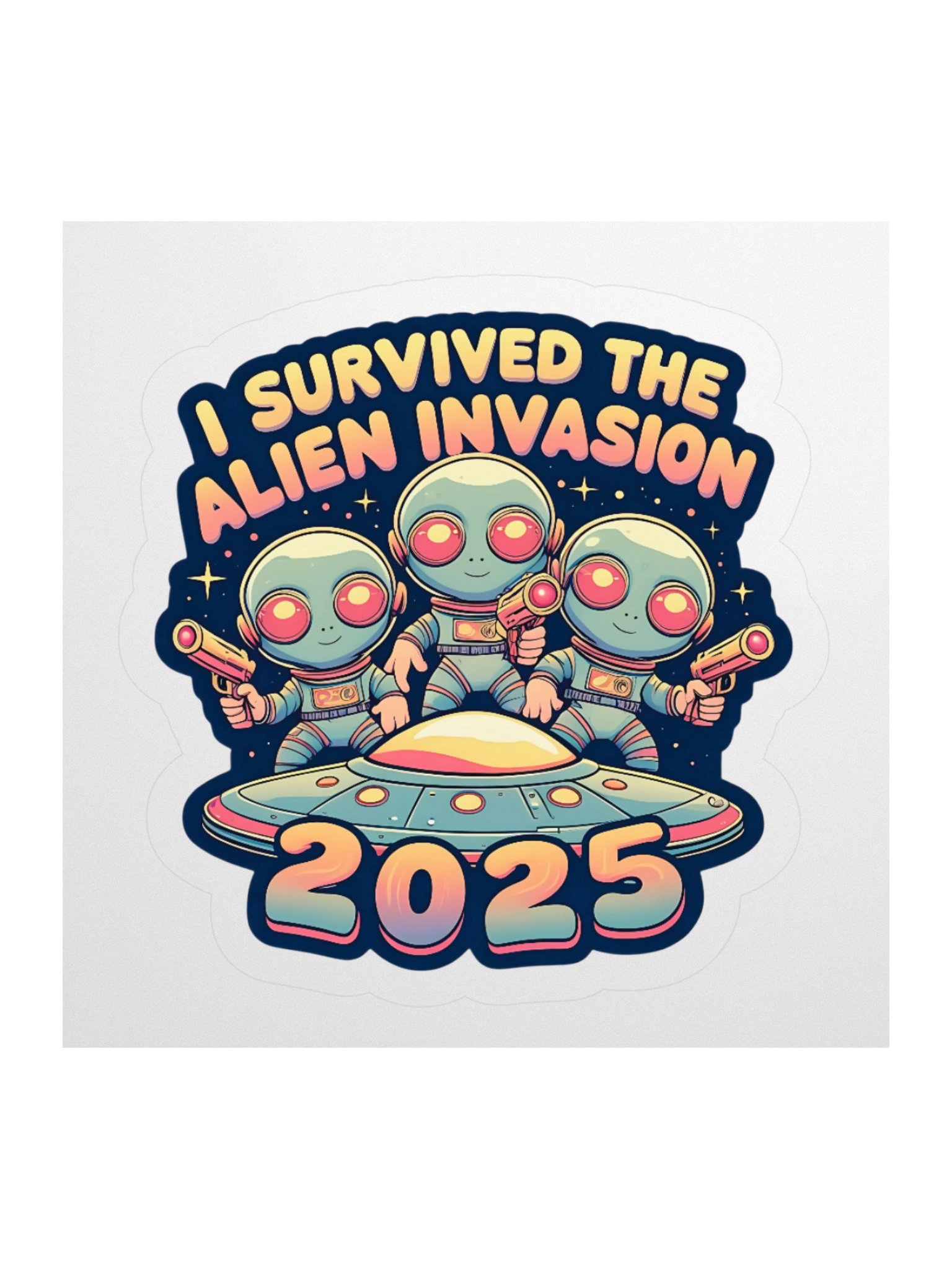 Alien Invasion Survivors Sticker Set product image (1)