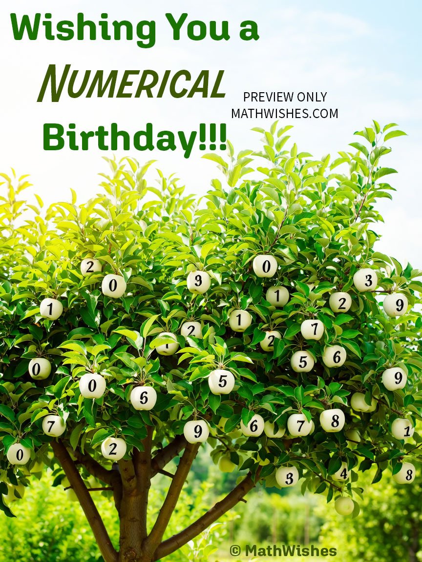 Child Birthday Card - Numbers product image (1)