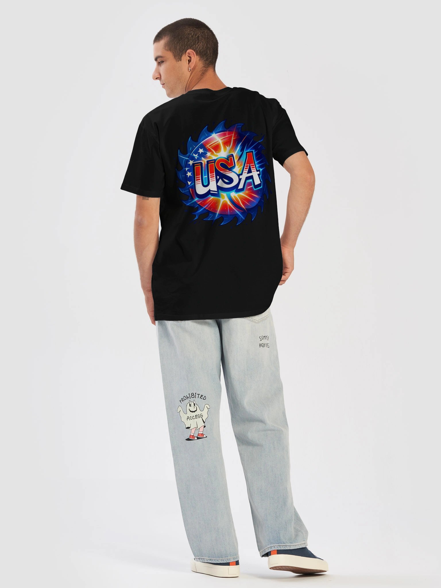 USA Flames Graphic Tee product image (23)