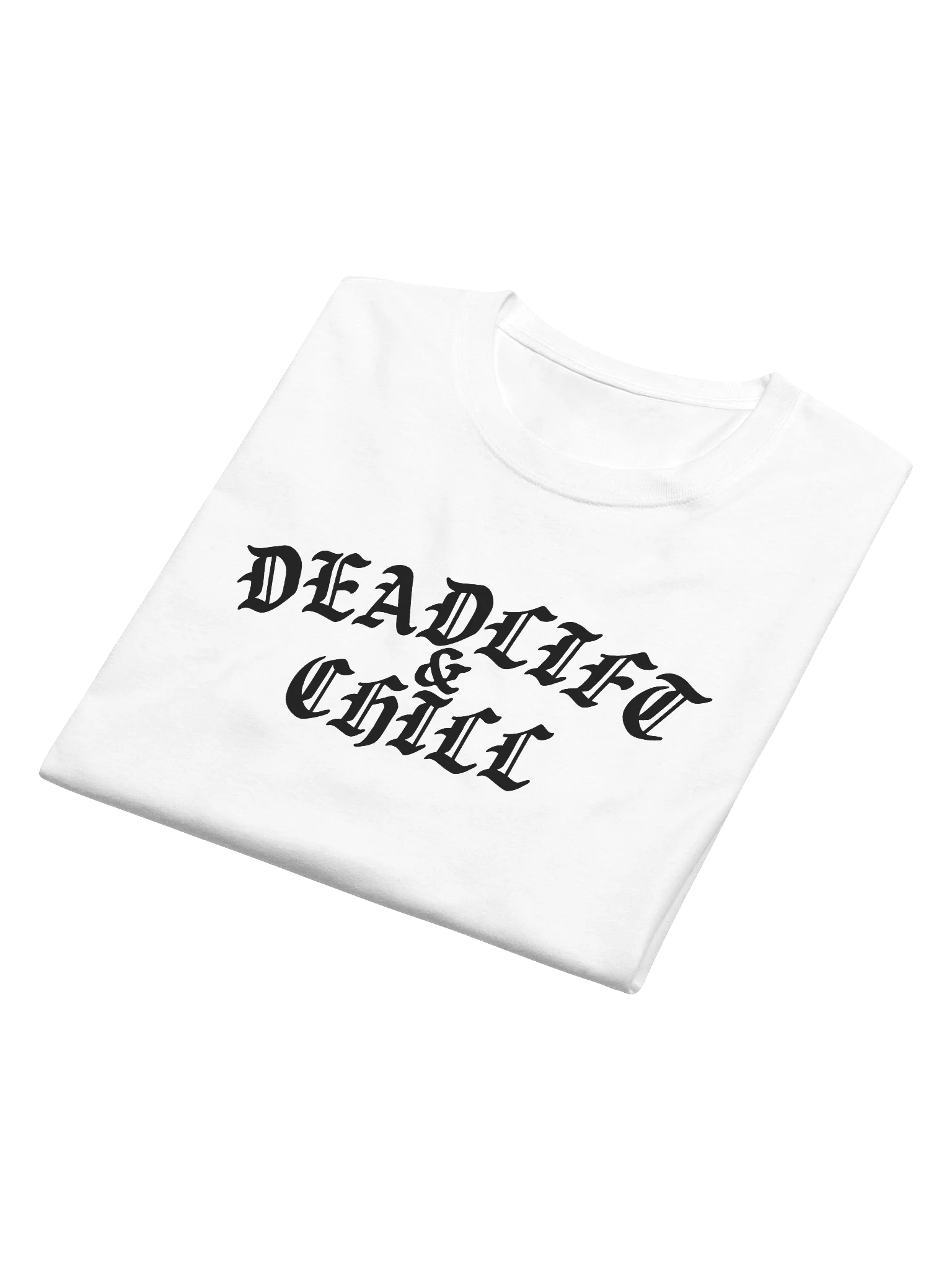 DEADLIFT & CHILL LONG SLEEVE (BLACK LOGO) product image (6)