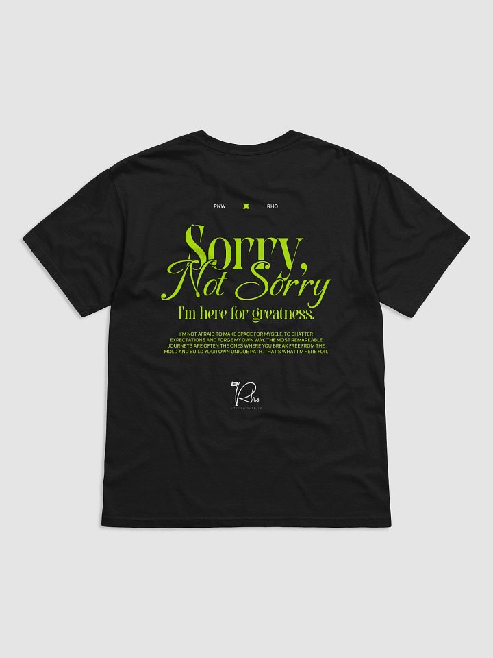 Sorry Not Sorry x Rho Adult Tee product image (8)