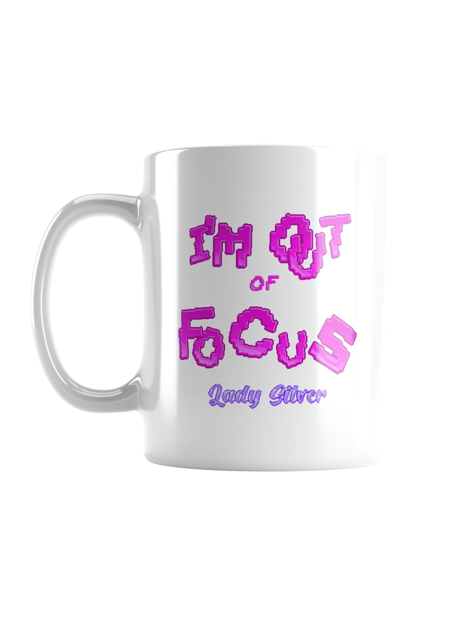 "I'm Out of Focus" White Glossy Mug product image (3)