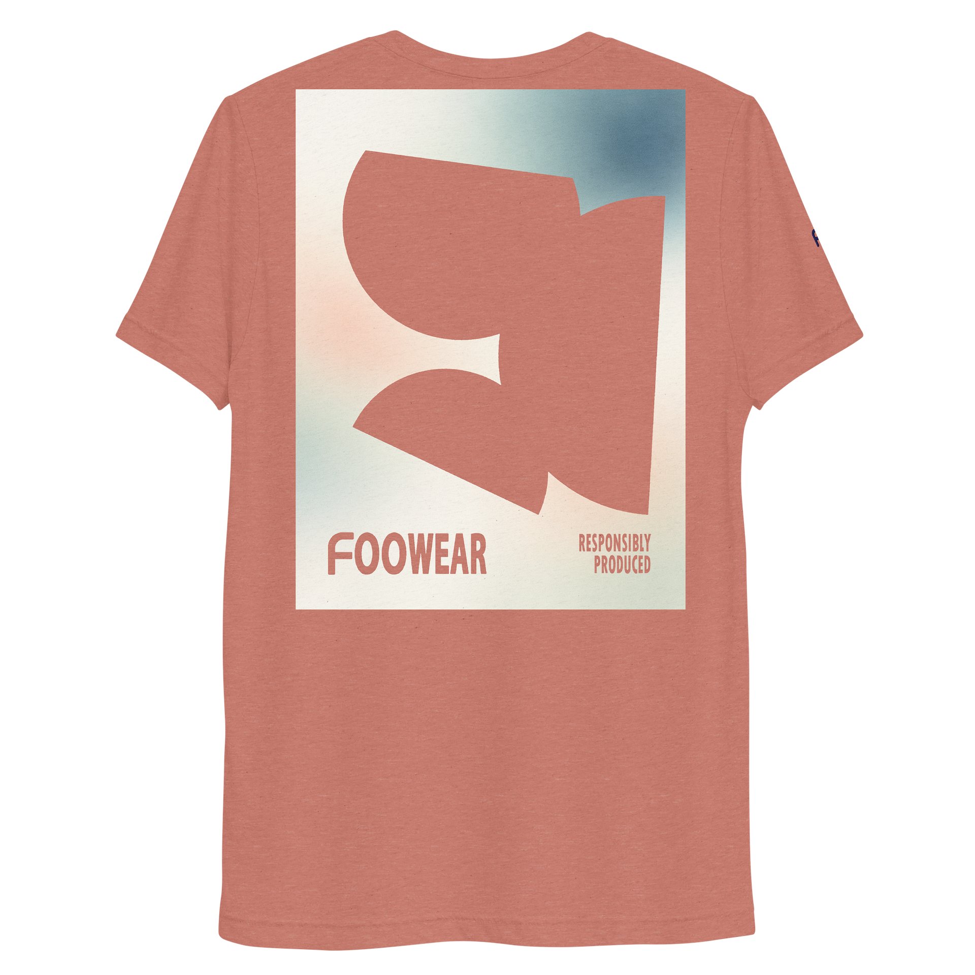 Embroidered Monogram T-Shirt in Mauve Red with Backprint product image (10)