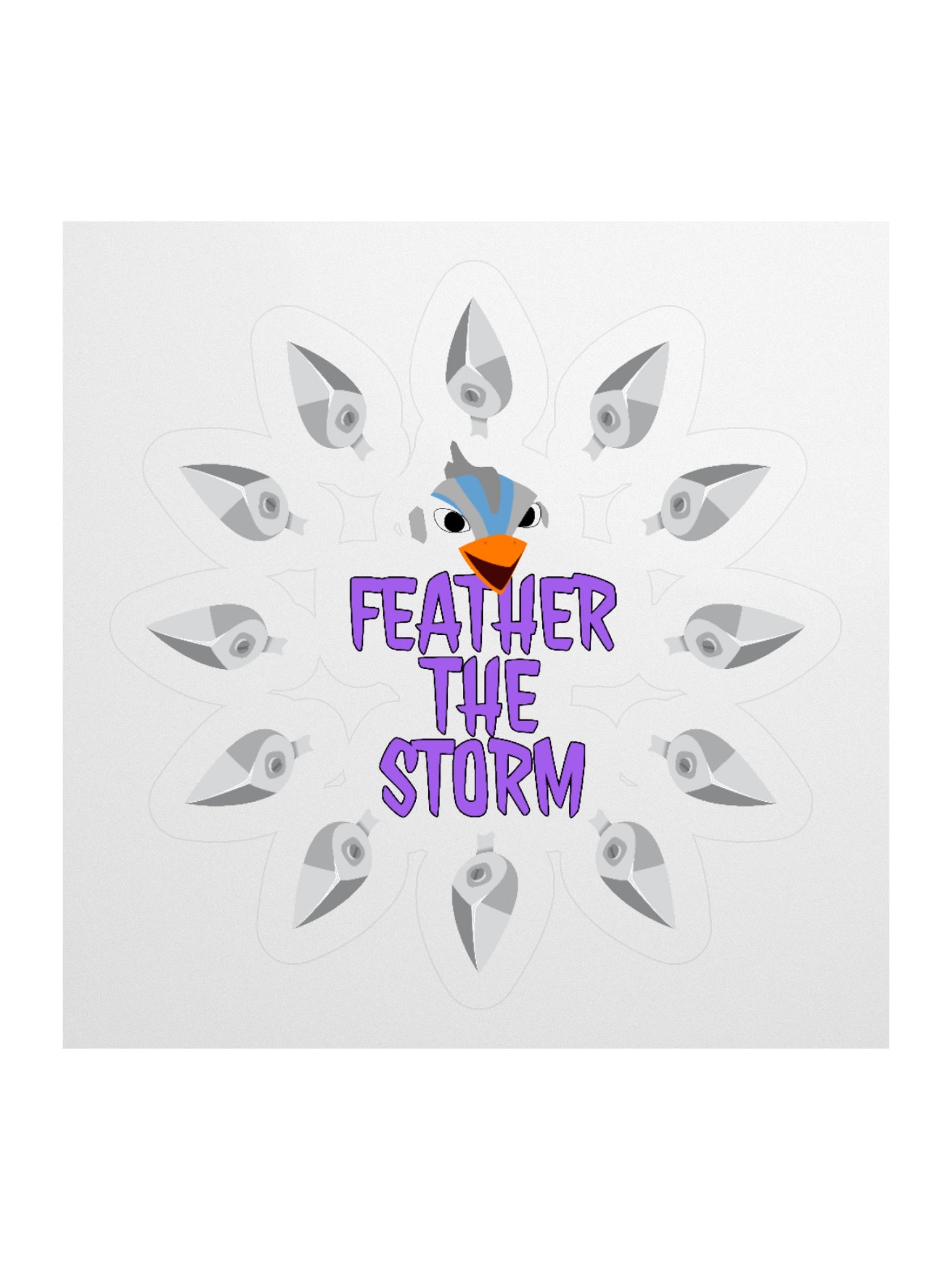 Stormy Bird Sticker product image (3)