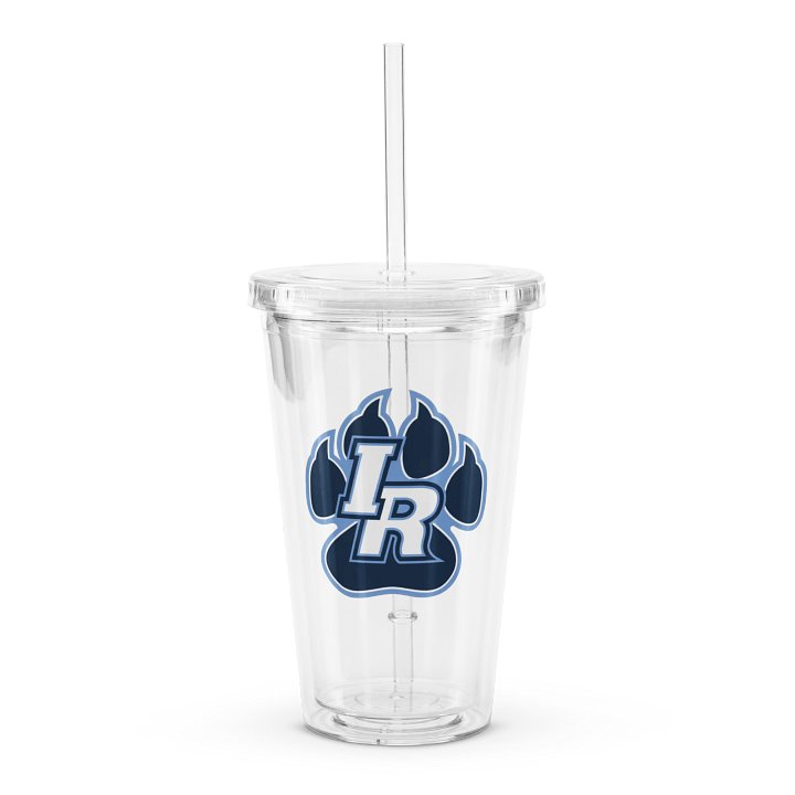 Double Walled Clear Plastic Tumbler (16 oz) - Navy Paw product image (1)
