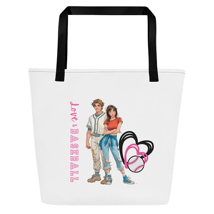 Love and Baseball All-Over Tote Bag product image (1)