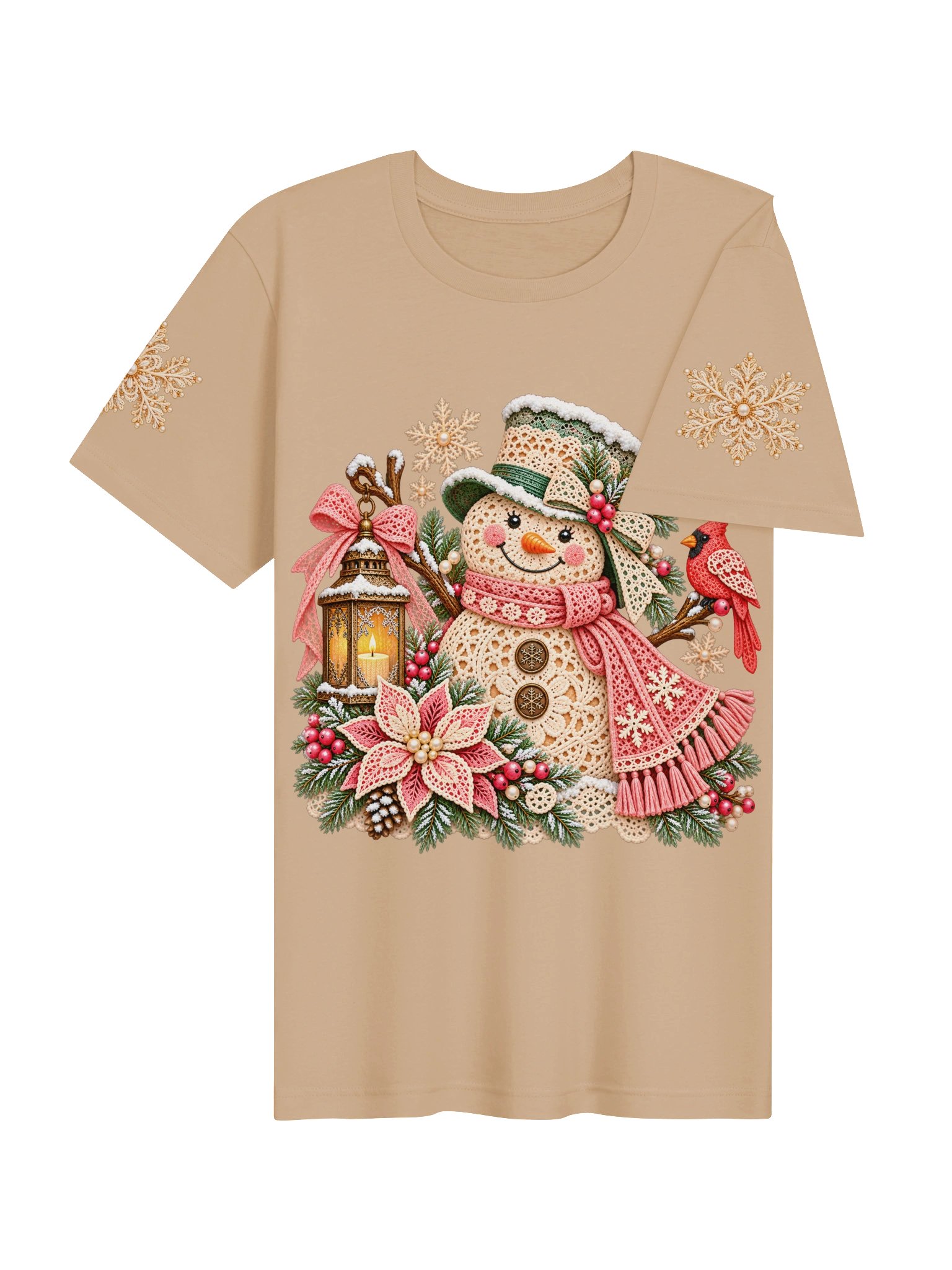 Winter Wishes/ Pastel Lace Tee product image (4)