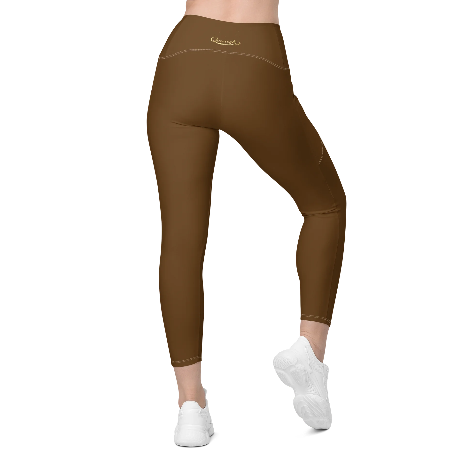 Brown Leggings with Pockets product image (3)