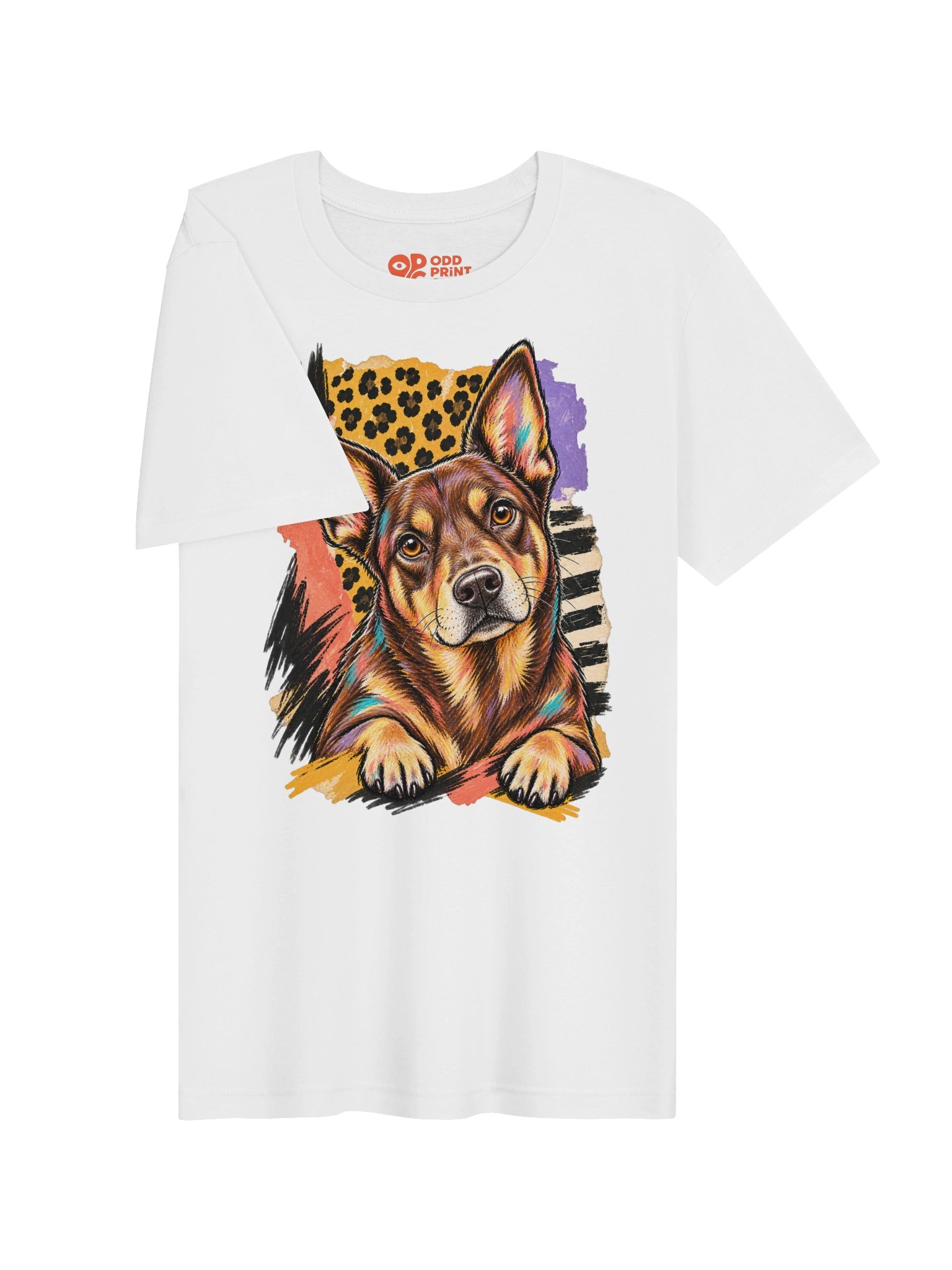 Australian Kelpie Colourful Dog T-Shirt product image (4)